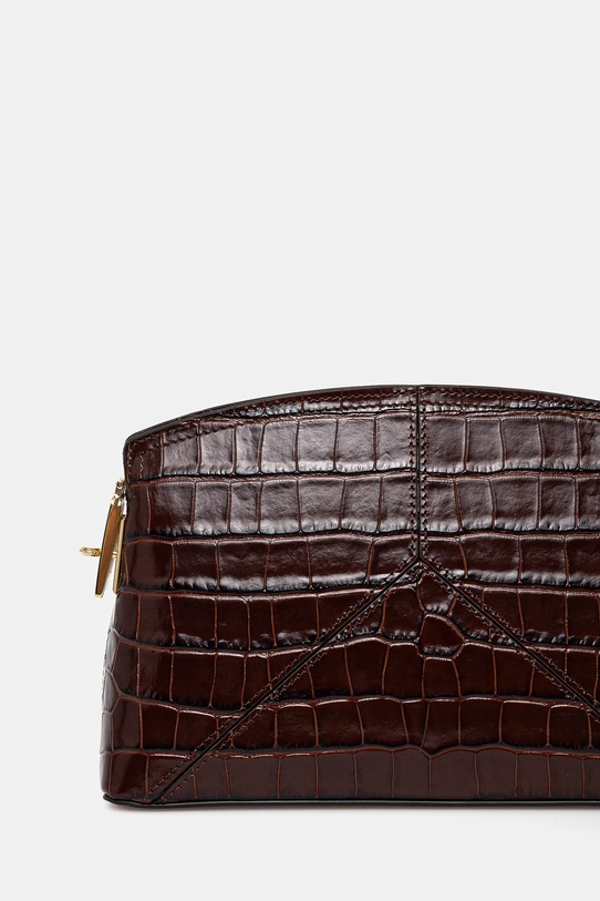 Doplnky Kožená kabelka Victoria Beckham B125AAC006203A hnedá