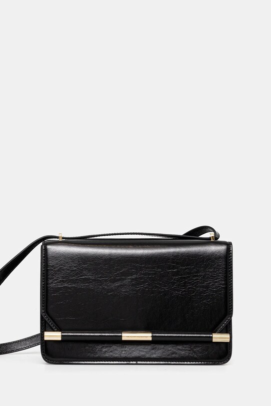 Victoria Beckham torebka skórzana skóra licowa czarny B125AAC006189A