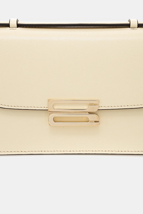 Kožená kabelka Victoria Beckham béžová B424AAC005976A