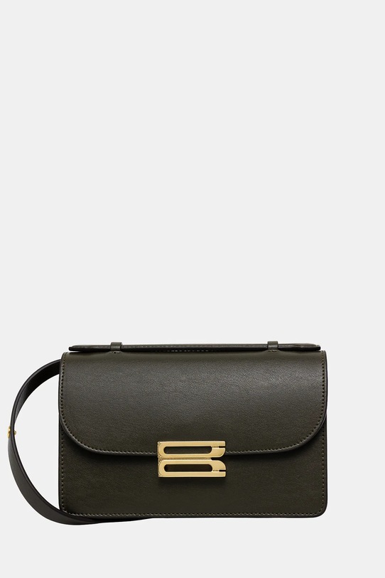 Kožená kabelka Victoria Beckham usňová koža zelená B424AAC005976A