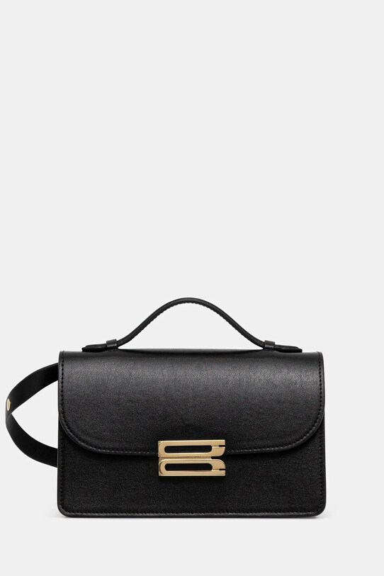 Victoria Beckham torebka skórzana czarny B424AAC005976A