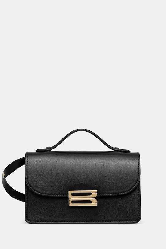 Usnjena torbica Victoria Beckham črna B424AAC005976A