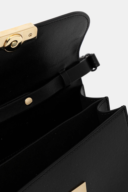 Usnjena torbica Victoria Beckham B424AAC005976A črna