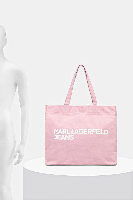 Βαμβακερή τσάντα Karl Lagerfeld Jeans A1W50002