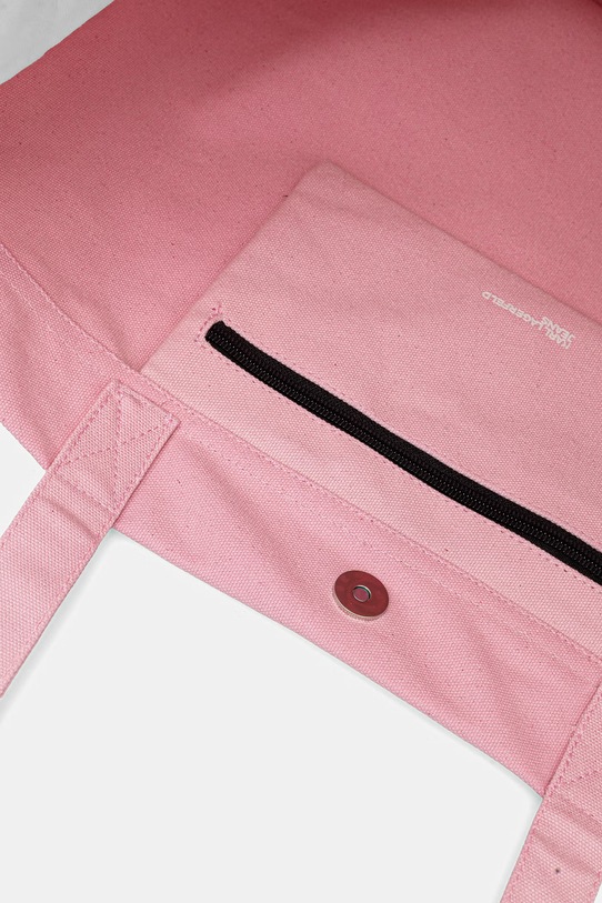 Βαμβακερή τσάντα Karl Lagerfeld Jeans A1W50002 ροζ