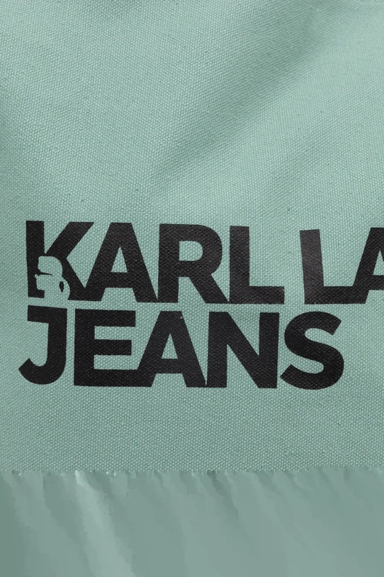 Бавовняна сумка Karl Lagerfeld Jeans зелений A1W50002