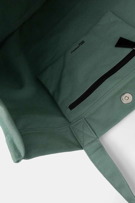 Бавовняна сумка Karl Lagerfeld Jeans A1W50002 зелений