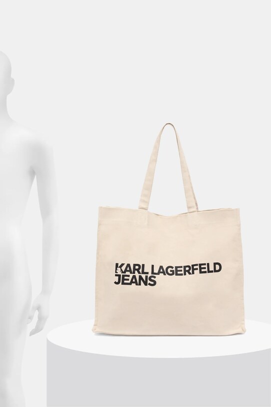 Βαμβακερή τσάντα Karl Lagerfeld Jeans A1W50002