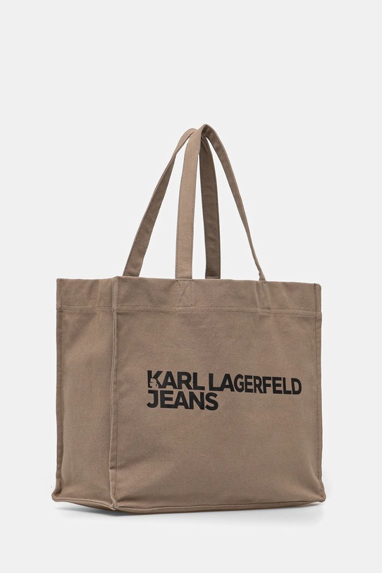 Бавовняна сумка Karl Lagerfeld Jeans A1W50002 зелений SS25