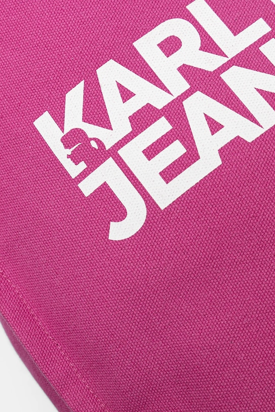 Karl Lagerfeld Jeans torebka bawełniana różowy A1W50002