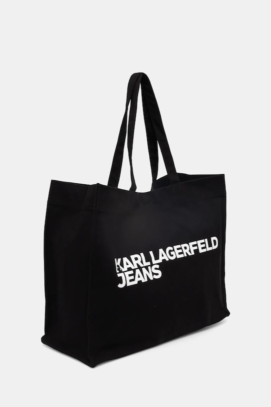 Bavlnená taška Karl Lagerfeld Jeans A1W50002 čierna SS25