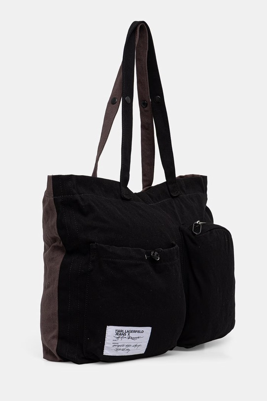 Karl Lagerfeld Jeans torebka bawełniana A1W30512 czarny SS25