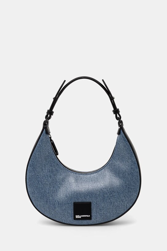 Kabelka Karl Lagerfeld Jeans jednofarebný modrá A1W30264