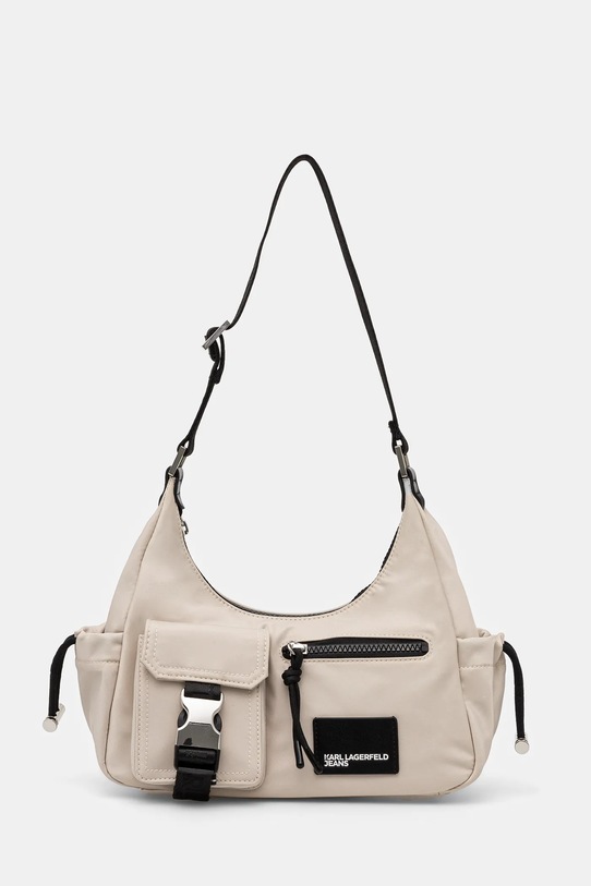 Kabelka Karl Lagerfeld Jeans hladký béžová A1W30268