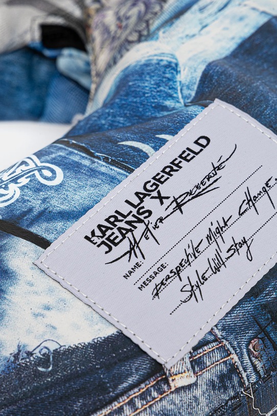 Karl Lagerfeld Jeans torebka niebieski A1W30516