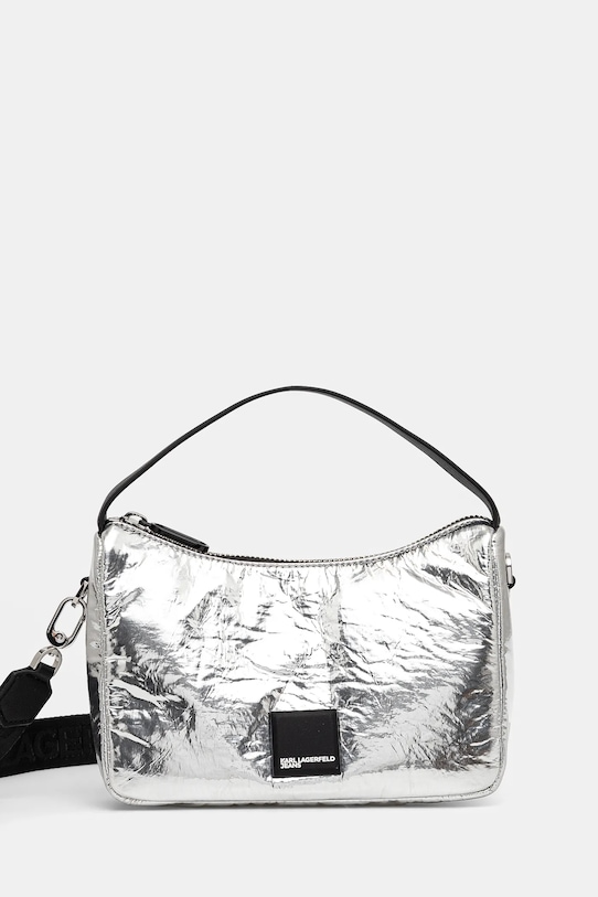 Karl Lagerfeld Jeans torebka nie mieści A4 srebrny A1W30324