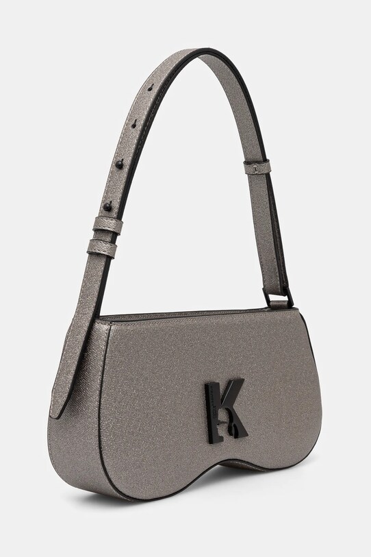 Kabelka Karl Lagerfeld Jeans A1W30288 strieborná SS25