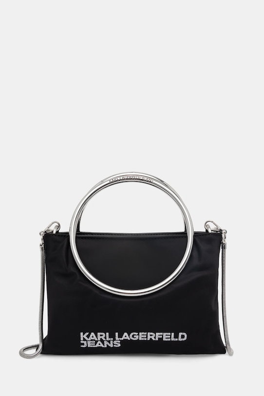 Karl Lagerfeld Jeans borsetta applique nero A1W30277