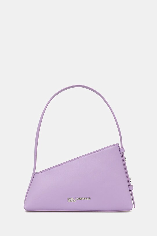 Accesorii Karl Lagerfeld Jeans poșetă de piele A1W30334 violet