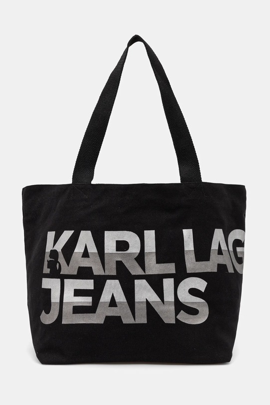 Kabelka Karl Lagerfeld Jeans potisk černá A1W50055