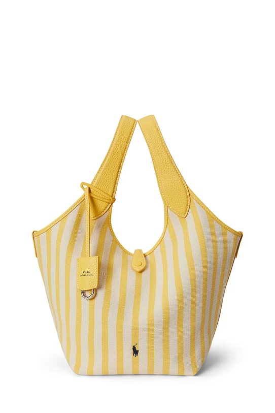 Polo Ralph Lauren torebka skóra licowa żółty 428963527