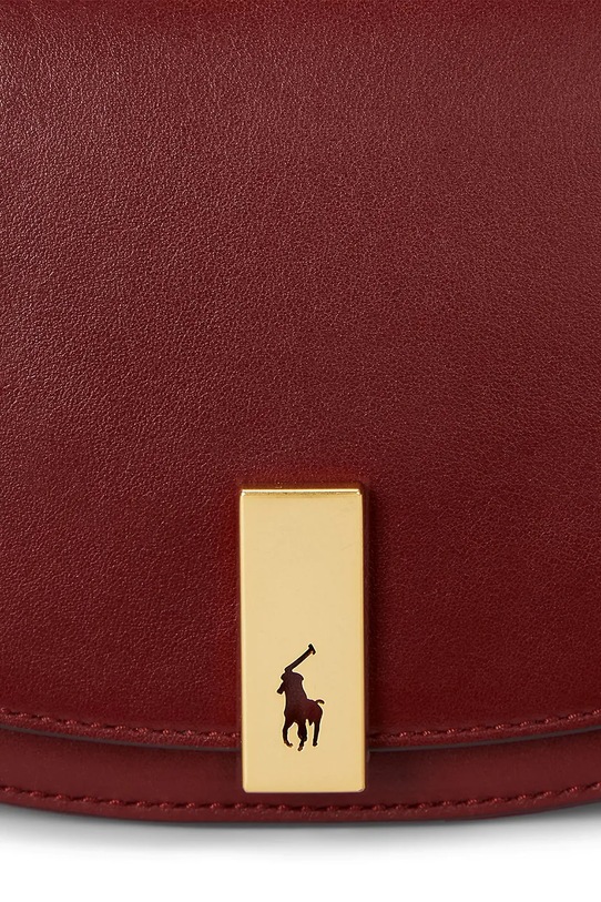 Polo Ralph Lauren torebka skórzana 428891391 bordowy