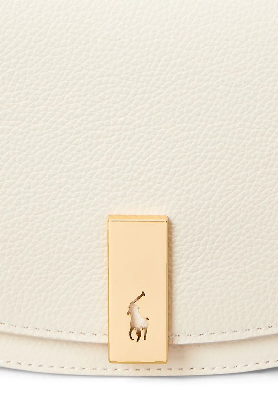 Кожаная сумочка Polo Ralph Lauren 428932626 белый