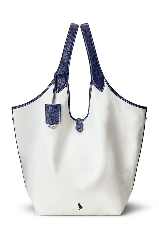 Pamučna torba Polo Ralph Lauren bez uzorka bijela 428949865