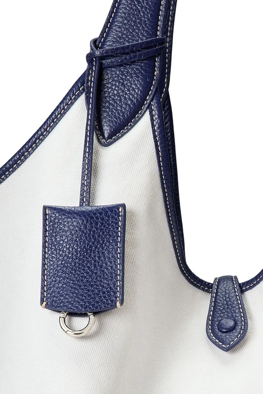 Pamučna torba Polo Ralph Lauren bijela 428949865