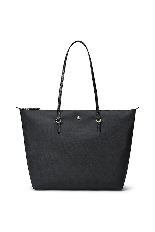 Kabelka Lauren Ralph Lauren hladký černá 431950007