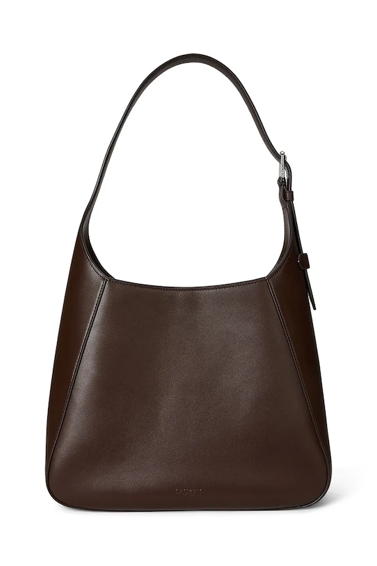 Αξεσουάρ Δερμάτινη τσάντα Lauren Ralph Lauren 431956790 καφέ