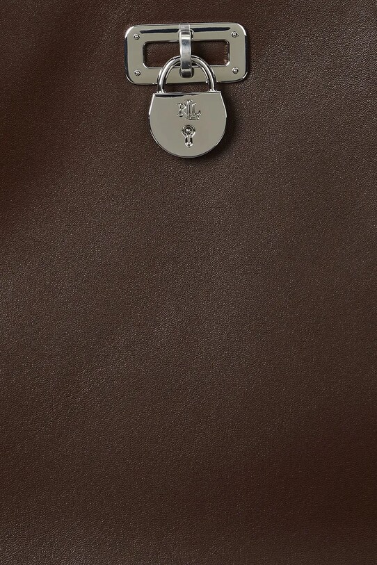 Шкіряна сумочка Lauren Ralph Lauren 431956790 коричневий
