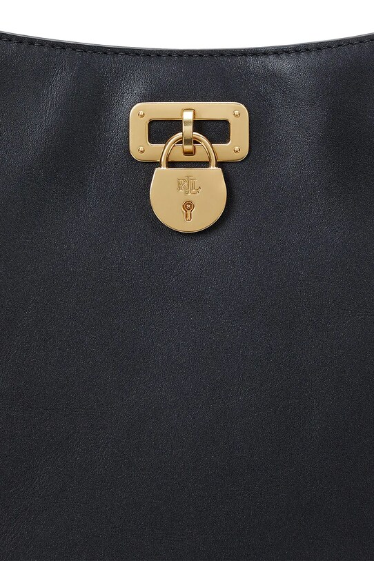 Шкіряна сумочка Lauren Ralph Lauren 431956790 чорний