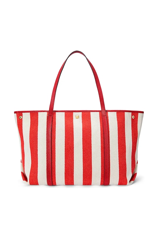 Lauren Ralph Lauren torebka bawełniana 431956937 czerwony SS25