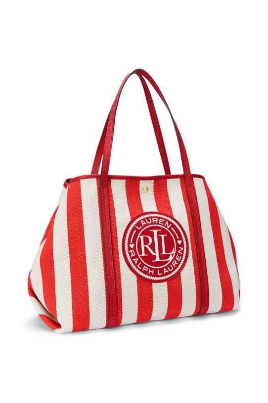Akcesoria Lauren Ralph Lauren torebka bawełniana 431956937 czerwony