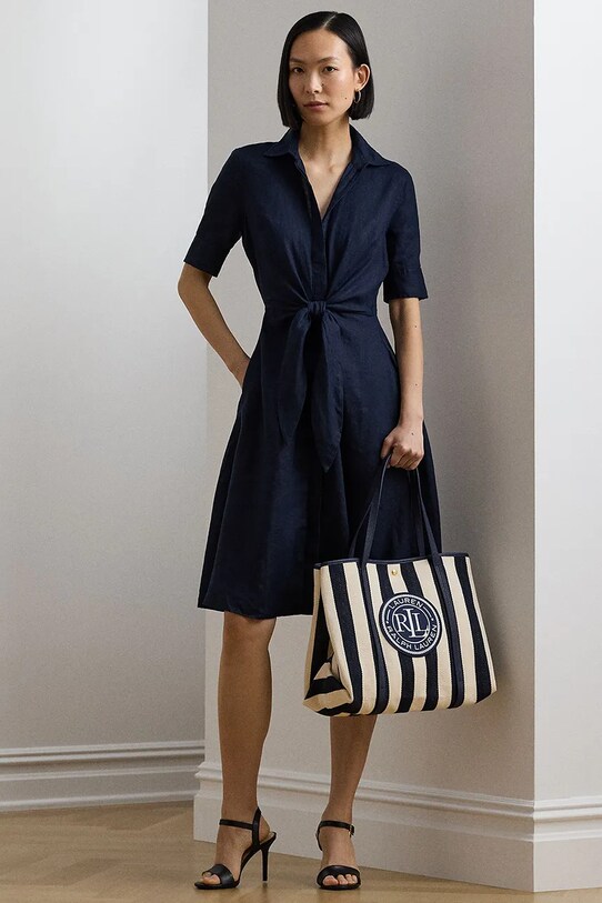 Βαμβακερή τσάντα Lauren Ralph Lauren 431956937