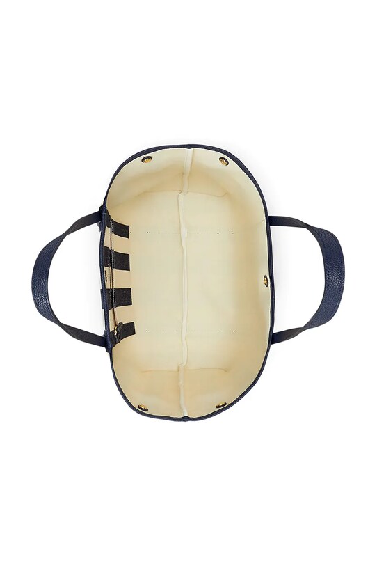Βαμβακερή τσάντα Lauren Ralph Lauren σκούρο μπλε 431956937