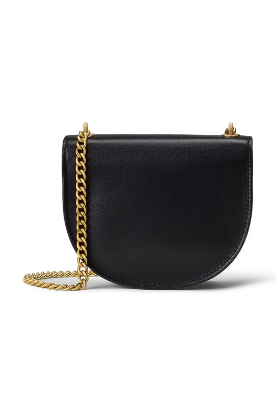 Lauren Ralph Lauren poseta de piele 431958978 negru SS25