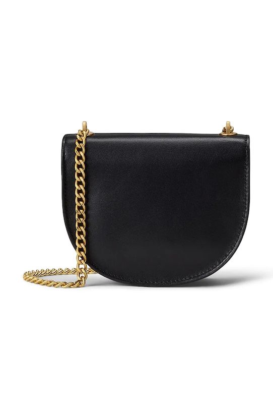 Kožna torba Lauren Ralph Lauren 431958978 crna SS25