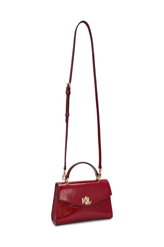 Akcesoria Lauren Ralph Lauren torebka skórzana 431958994 czerwony