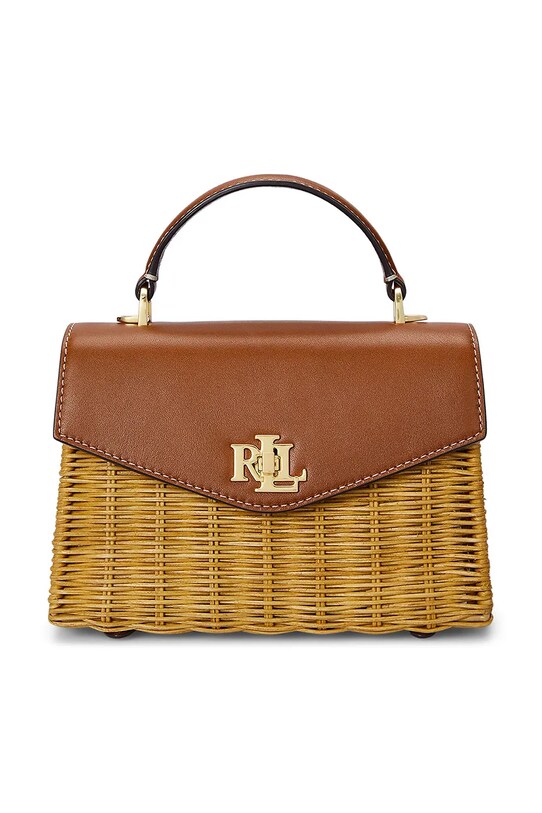 Чанта Lauren Ralph Lauren гладка кожа кафяв 431958996