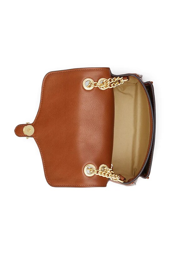 Lauren Ralph Lauren torebka skórzana 431959003 brązowy