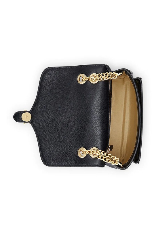 Lauren Ralph Lauren torebka skórzana czarny 431959003