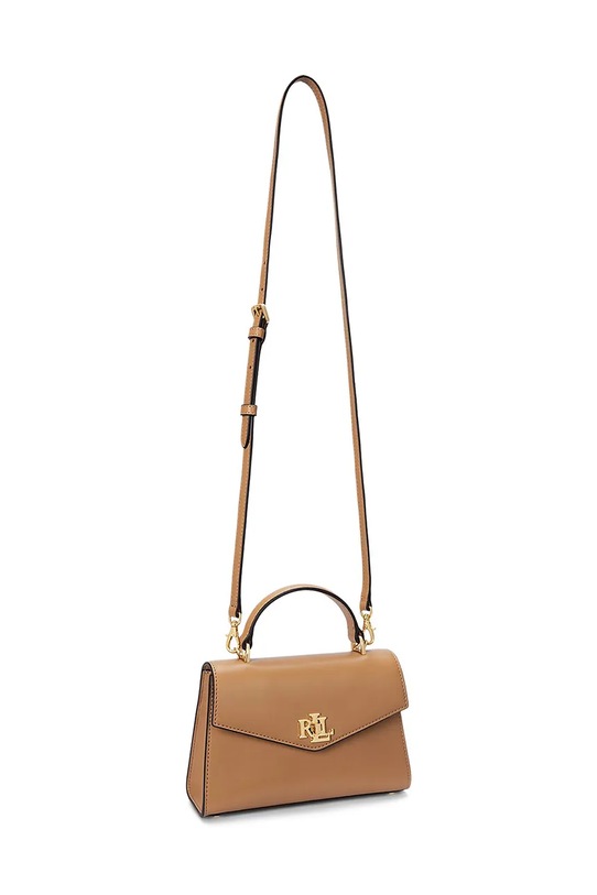 Doplňky Kožená kabelka Lauren Ralph Lauren 431968761 béžová