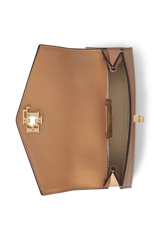 Kožená kabelka Lauren Ralph Lauren 431968761 béžová