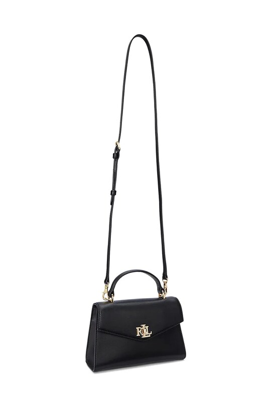 Doplňky Kožená kabelka Lauren Ralph Lauren 431968761 černá