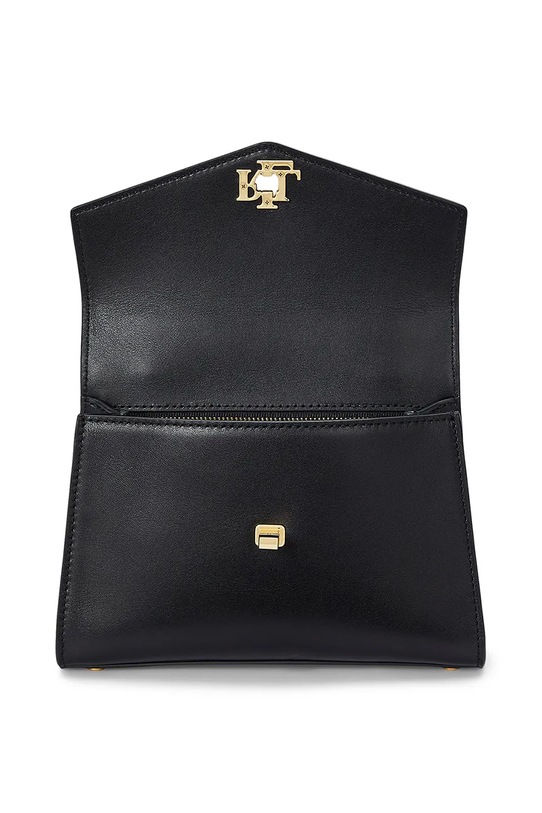 Kožená kabelka Lauren Ralph Lauren černá 431968761