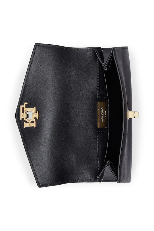 Kožna torba Lauren Ralph Lauren 431968761 crna