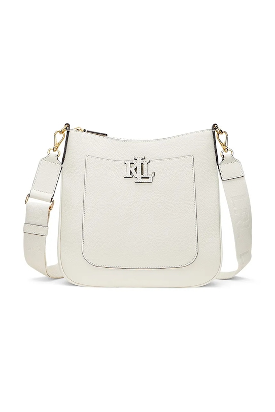 Lauren Ralph Lauren torebka crossbody damska skórzana skóra licowa biały 431970152