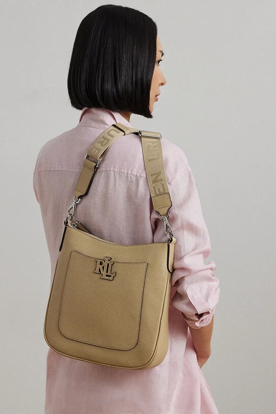 Кожена чанта Lauren Ralph Lauren 431970152